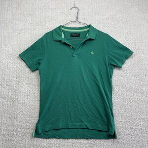 CORTEFIEL Polo Shirt Lucky Green Men Small 38 Short Sleeve Cotton Tailored Fit